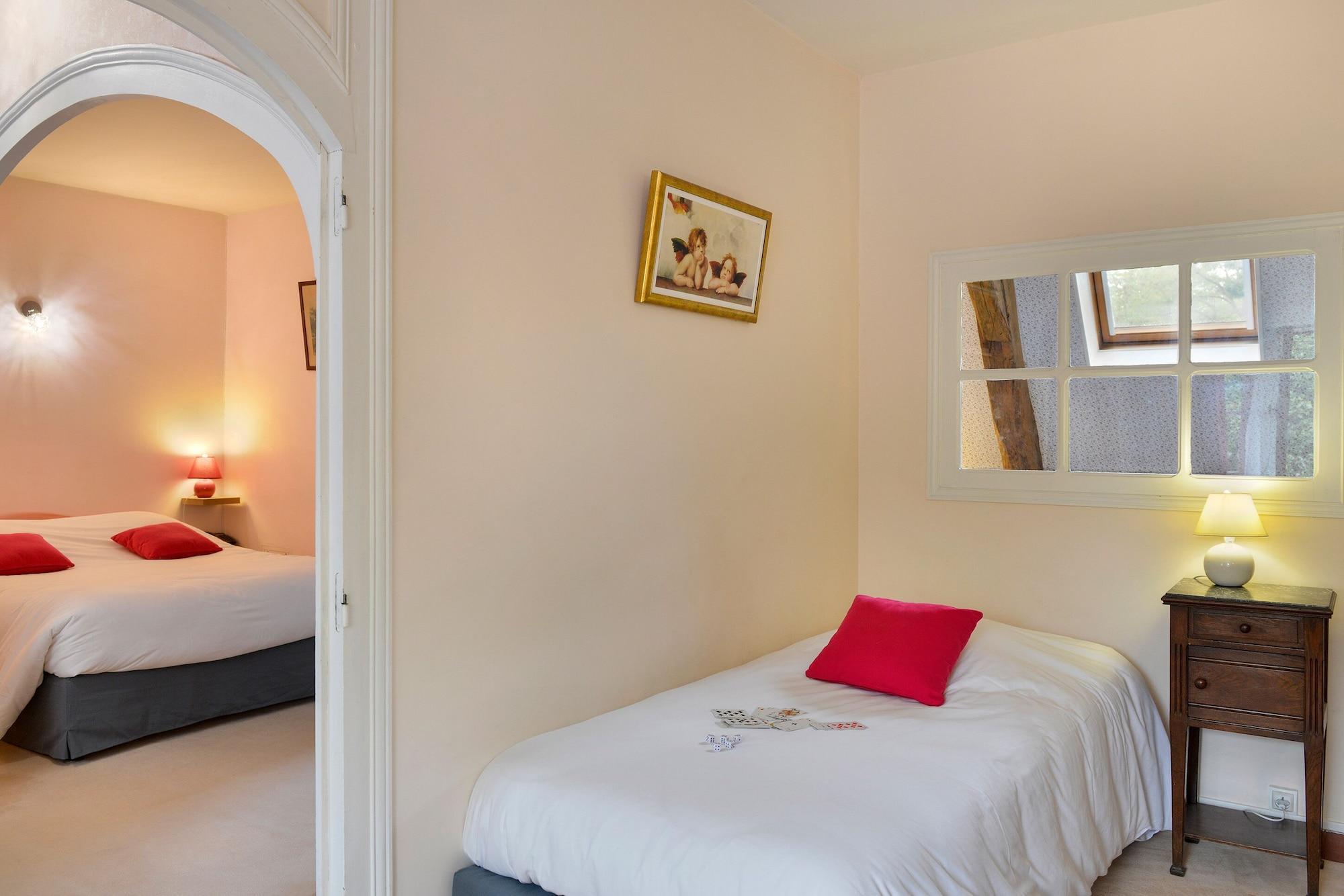 Logis Manoir De La Giraudiere Beaumont-en-Veron ภายนอก รูปภาพ