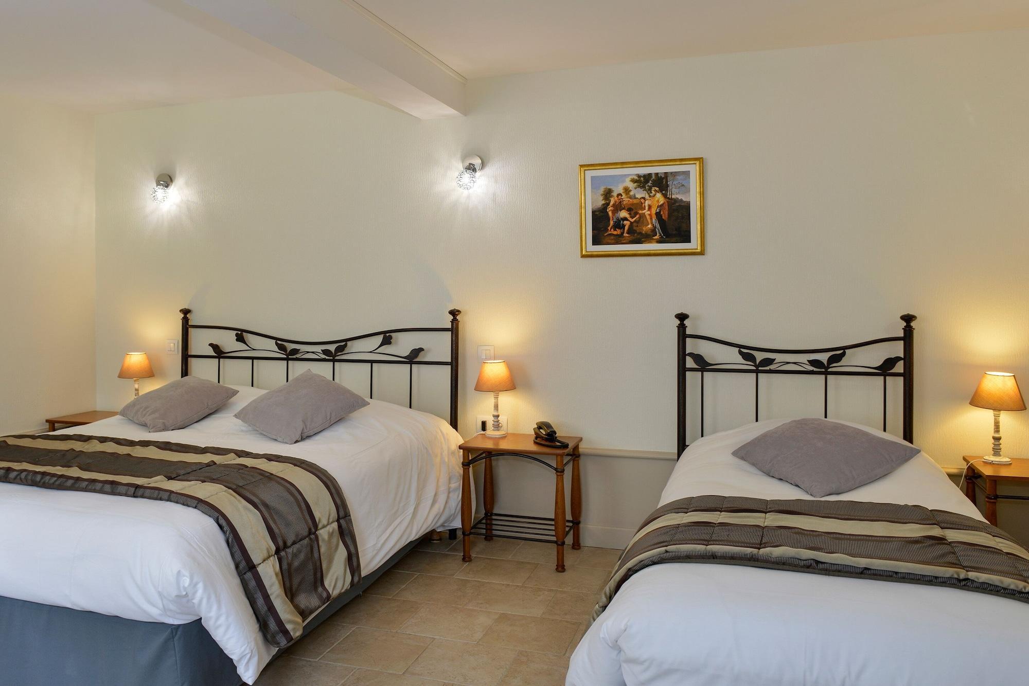 Logis Manoir De La Giraudiere Beaumont-en-Veron ภายนอก รูปภาพ
